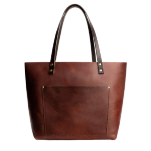 Mirevia Chestnut Heritage Leather Tote Bag image 0